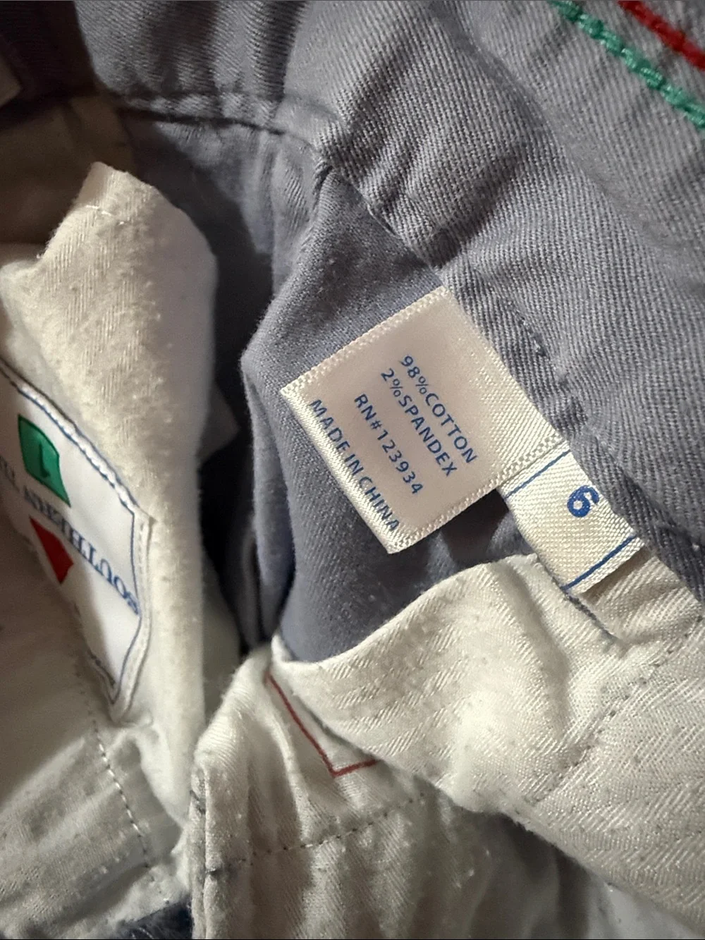 Southern Tide Boys Sz 6 Chino Pants Cotton Stretch Adjustable Waist Preppy - Picture 2 of 4